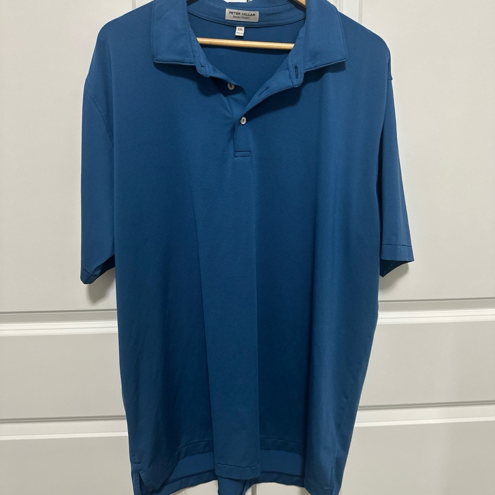 Peter Millar Men's Blue Polo Shirt